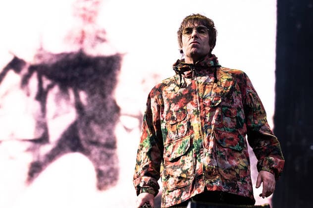 Liam Gallagher performs at the Etihad Stadium in Manchester on June 1st, 2022 as part of his UK Stadium tour. Featuring: Liam Gallagher Where: Manchester, United Kingdom When: 01 Jun 2022 Credit: Graham Finney Cover Images Copyright: xx 51625126 EDITORIAL USE ONLY. NOT FOR USE BY NEWSPAPERS BASED IN THE UK.