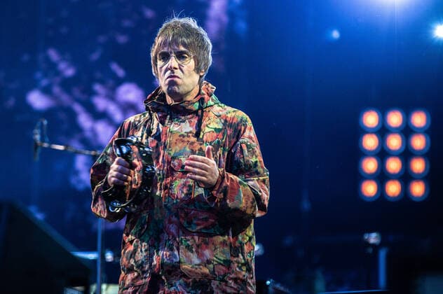 Liam Gallagher performs at the Etihad Stadium in Manchester on June 1st, 2022 as part of his UK Stadium tour. Featuring: Liam Gallagher Where: Manchester, United Kingdom When: 01 Jun 2022 Credit: Graham Finney Cover Images Copyright: xx 51625138 EDITORIAL USE ONLY. NOT FOR USE BY NEWSPAPERS BASED IN THE UK.