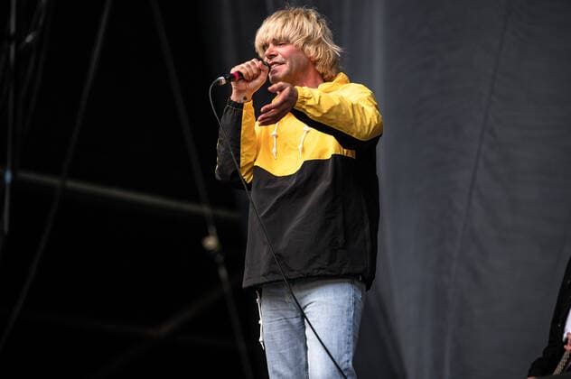 The Charlatans perform at the Etihad Stadium in Manchester on June 1st, 2022 where they are supporting Liam Gallagher on his UK Stadium tour. Featuring: Tim Burgess Where: Manchester, United Kingdom When: 01 Jun 2022 Credit: Graham Finney Cover Images Copyright: xx 51625144 EDITORIAL USE ONLY. NOT FOR USE BY NEWSPAPERS BASED IN THE UK.