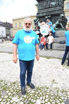 Prof Dr Andreas Kagermeier STV Representative Initiative Referendum Bicycle Decision Bavaria Munich 02 Max Joseph Platz Action Bicycle Decision for Bavaria Munich