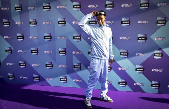 2022 06 02 19 31 53 AMSTERDAM Appie Musa on the purple carpet for the FunX Music Awards in AFAS Live in Amsterdam During the award show, the most important music prizes of the young Netherlands are presented ANP RAMON VAN FLYMEN netherlands out belgium out  Copyright: xx x449708764x originalFilename: 449708764.jpg