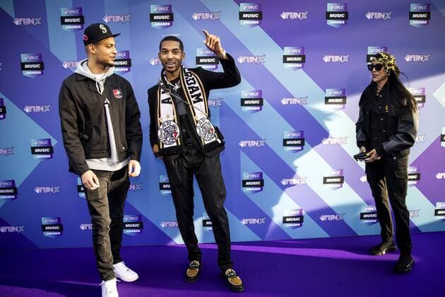 2022 06 02 20 11 03 AMSTERDAM Rapper Sor and Latu on the purple carpet for the FunX Music Awards in AFAS Live in Amsterdam During the award show, the most important music prizes of the young Netherlands are presented ANP RAMON VAN FLYMEN netherlands out belgium out  Copyright: xx x449708969x originalFilename: 449708969.jpg