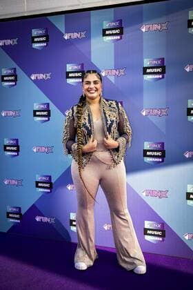 2022 06 02 20 05 57 AMSTERDAM Numidia on the purple carpet for the FunX Music Awards at AFAS Live in Amsterdam During the award show, the most important music prizes of the young Netherlands are presented ANP RAMON VAN FLYMEN netherlands out belgium out  Copyright: xx x449709004x originalFilename: 449709004.jpg