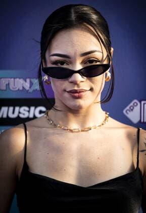 2022 06 02 19 51 03 AMSTERDAM Sarita Lorena on the purple carpet for the FunX Music Awards in AFAS Live in Amsterdam During the award show, the most important music prizes of the young Netherlands are presented ANP RAMON VAN FLYMEN netherlands out belgium out  Copyright: xx x449709047x originalFilename: 449709047.jpg