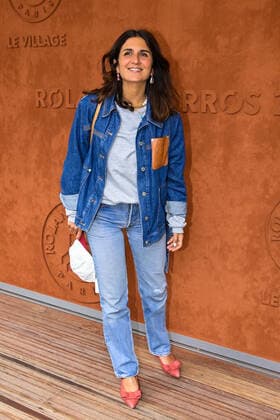 Geraldine Nakache CELEBRITES : Roland Garros 2022 - Internationaux de France - 03 06 2022 FedericoPestellini Panoramic 