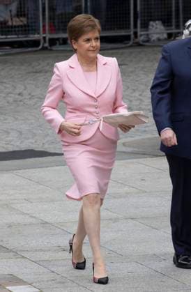 . 03 06 2022. London, United Kingdom. Nicola Sturgeon arriving for a Service of Thanksgiving for the reign of Queen Elizabeth II at St.Paul s Cathedral in London, on day two of the Platinum Jubilee celebrations.  xStephenxLockx xi-Imagesx IIM-23477-0194