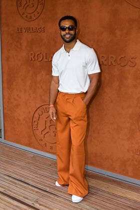 Lucien Laviscount CELEBRITES : Roland Garros 2022 - Internationaux de France - 03 06 2022 FedericoPestellini Panoramic 