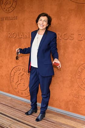 Ruth Elkrief CELEBRITES : Roland Garros 2022 - Internationaux de France - 03 06 2022 FedericoPestellini Panoramic 