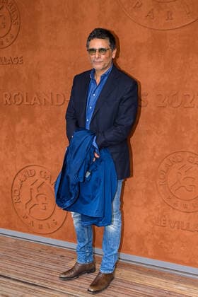 Pascal Elbe CELEBRITES : Roland Garros 2022 - Internationaux de France - 03 06 2022 FedericoPestellini Panoramic 