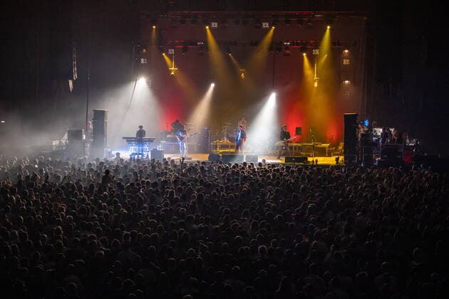 Innsbruck 04 06 2022, Olympiahalle, Innsbruck, AUT, Wanda concert, in picture Band Wanda the Austrian band Wanda during a concert of Wanda at the Olympiahalle in Innsbruck, Austria on 2022 06 04 Expa  EP_gro