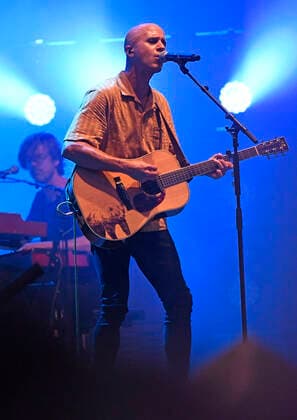 04 06 2022 Schlossgrabenfest singer songwriter guitarist MILOW Jonathan Vandenbroeck on Merck stage Karolinenplatz Darmstadt Hesse Germany
