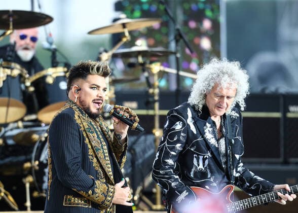 Queen and Adam Lambert open the Platinum Jubilee Concert outside Buckingham Palace Where: London, United Kingdom When: 04 Jun 2022 Credit: John Rainford Cover Images **NOT AVAILABLE FOR PUBLICATION IN THE UK** Copyright: xx 51634413 EDITORIAL USE ONLY. NOT FOR USE BY NEWSPAPERS BASED IN THE UK.
