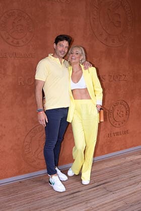 Elodie Gossuin et son marie CELEBRITES : Roland Garros 2022 - Internationaux de France - 05 06 2022 FedericoPestellini Panoramic 