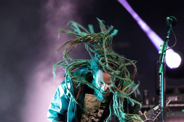 Guitarist Brian Welch The US American metal band Korn on the Utopia Stage The 3 day festival Rock am Ring from 03 to 06 June 2022 at the Nürburgring in the Eifel The most traditional rock festival in Germany is sold out with 90 000 Wohenend tickets Third day, Sunday 05 06 2022 Nürburg Nürburgring Rhineland Palatinate Germany
