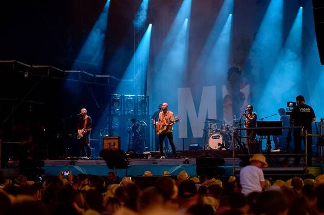04 06 2022, xkaix, entertainment music, castle moat festival 2022 emspor, v l Milow on the Merck stage Darmstadt kp