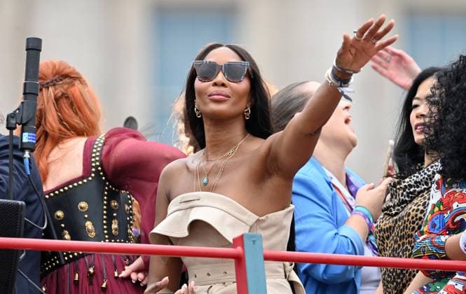 . 05 06 2022. London, United Kingdom. Naomi Campbell takers part in The Platinum Pageant on the final day of the Platinum Jubilee celebrations in London.  xi-Imagesx xPoolx IIM-23484-0241