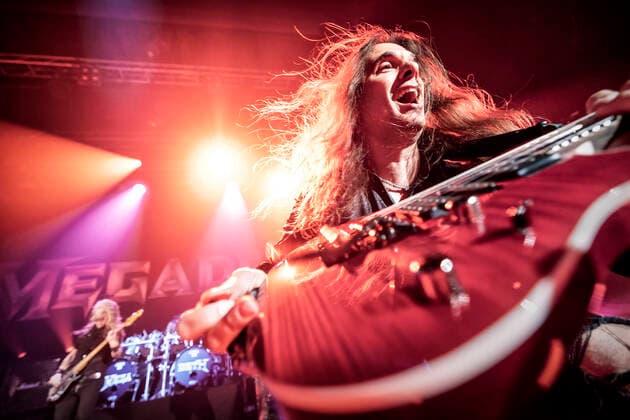 Megadeth live in Copenhagen, Denmark Oslo, Norway. 05th, June 2022. The American thrash metal band Megadeth performs a live concert at Sentrum Scene in Oslo. Here guitarist Kiko Loureiro is seen live on stage. (Gonzales Photo - Terje Dokken). Oslo Norway Sentrum Scene  Copyright: xGonzalesxPhoto TerjexDokkenx
