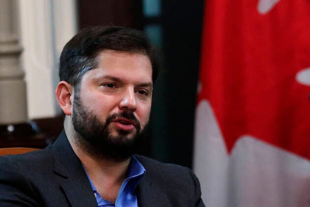 Ottawa, June 6, 2022 The President of the Republic Gabriel Boric holds bilateral meeting with the Prime Minister of Canada Justin Trudeau at the Parliament Javier Salvo Aton Chile, Ottawa Canada Aton 613068  Copyright: JAVIERxSALVO ATONxCHILE