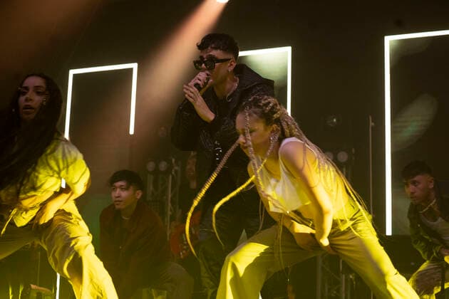 Italy: Aka7even at Casa della musica Aka7even, a famous Italian singer in Summer tour 2022 performs in Naples at Casa della musica . Naples Italy Copyright: FrancescoxCigliano