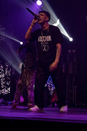 Italy: Aka7even at Casa della musica Aka7even, a famous Italian singer in Summer tour 2022 performs in Naples at Casa della musica . Naples Italy Copyright: FrancescoxCigliano