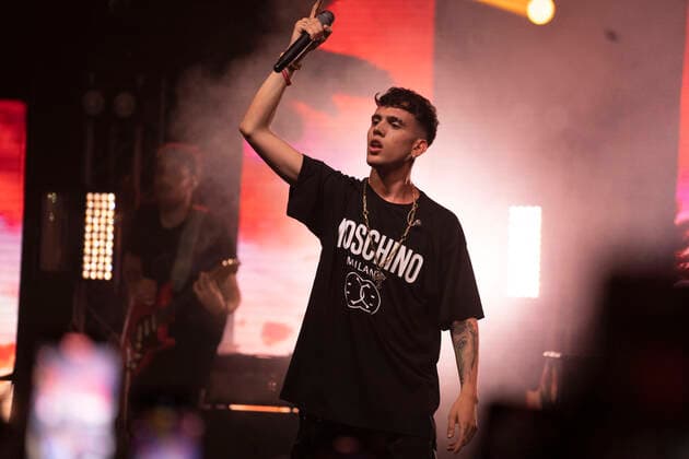 Italy: Aka7even at Casa della musica Aka7even, a famous Italian singer in Summer tour 2022 performs in Naples at Casa della musica . Naples Italy Copyright: FrancescoxCigliano