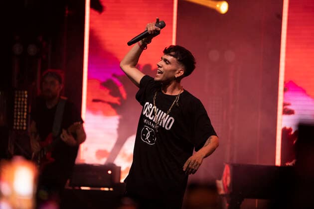 Italy: Aka7even at Casa della musica Aka7even, a famous Italian singer in Summer tour 2022 performs in Naples at Casa della musica . Naples Italy Copyright: FrancescoxCigliano
