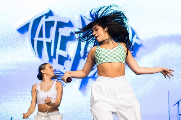 Tate McRae performs during Wild 94 s Wazzmatazz at Shoreline Amphitheatre on June 05, 2022 in Mountain View, California. Photo: CHRIS TUITE imageSPACE MediaPunch Copyright: ximageSPACEx