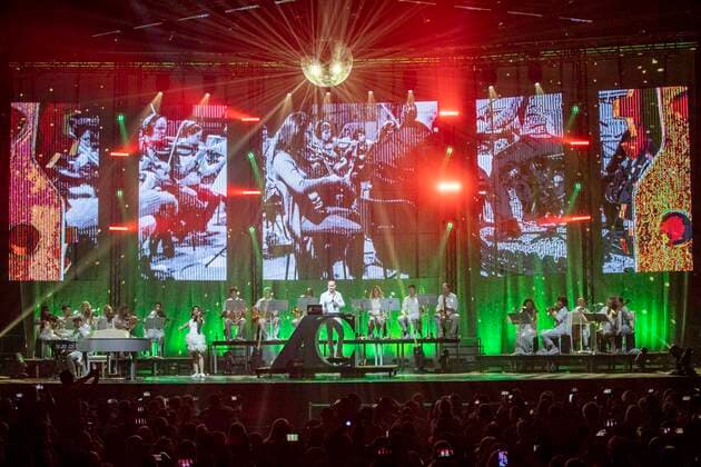 Alex Christensen The Berlin Orchestra feat Asja Ahatovic live at a concert of the Classical 90s Dance Tour at Messehalle Erfurt, 06 06 2022 Foto:xM.xKremerx xFuturexImage