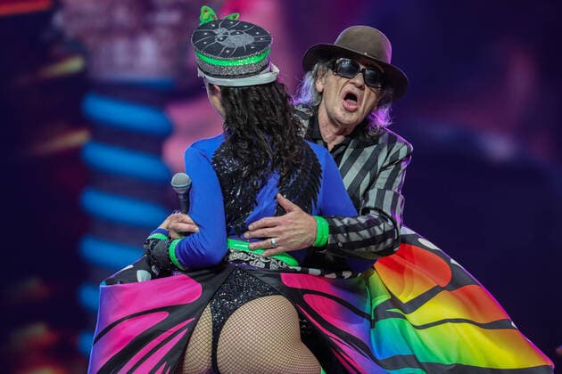 UDO LINDENBERG Udopium Live 2022 on 07 06 2022 in the Westfalenhalle in Dortmund UDO LINDENBERG during his performance in the Dortmund Westfalenhalle Photo osnapix UDO LINDENBERG Udopium Live 2022 MH