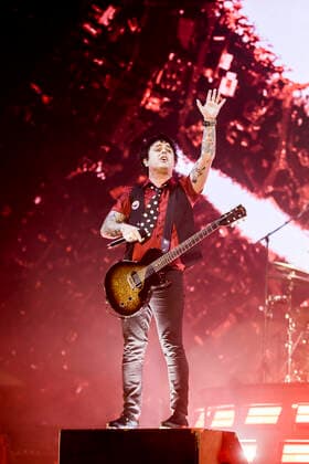 Green Day live in Copenhagen, Denmark Copenhagen, Denmark. 07th, June 2022. The American rock band Green Day performs a live concert at Forum at Frederiksberg, Copenhagen. Here lead singer and musician Billie Joe Armstrong is seen live on stage. Copenhagen Denmark  Copyright: xGonzalesxPhoto LassexLagonix