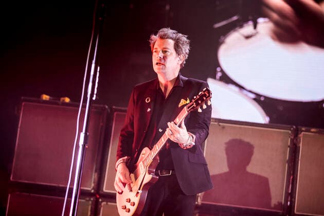 Green Day live in Copenhagen, Denmark Copenhagen, Denmark. 07th, June 2022. The American rock band Green Day performs a live concert at Forum at Frederiksberg, Copenhagen. Here guitarist Jason White is seen live on stage. Copenhagen Denmark  Copyright: xGonzalesxPhoto LassexLagonix