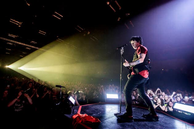 Green Day live in Copenhagen, Denmark Copenhagen, Denmark. 07th, June 2022. The American rock band Green Day performs a live concert at Forum at Frederiksberg, Copenhagen. Here lead singer and musician Billie Joe Armstrong is seen live on stage. Copenhagen Denmark  Copyright: xGonzalesxPhoto LassexLagonix