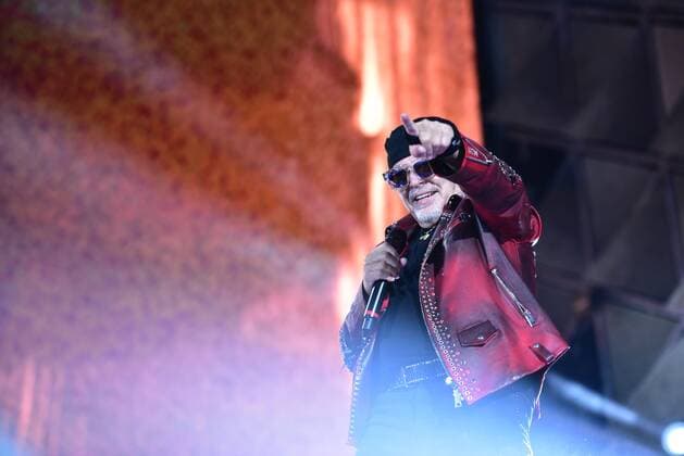 Italy: Vasco Rossi Live tour 2022 The Italian singer Vasco Rossi performs at Diego Maradona Stadium with his live tour 2022 in Naples. Naples Italy Copyright: PaolaxVisone