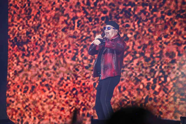 June 7, 2022, Napoli, Campania, ITALIA: 0706 2022 Naples, at the Diego Armando Maradona stadium there was the concert of the rock singer Vasco Rossi, more than 50,000 spectators saw the concert.In the photo: Vasco Rossi Napoli ITALIA - ZUMAs236 20220607_zap_s236_083 Copyright: xFabioxSassox