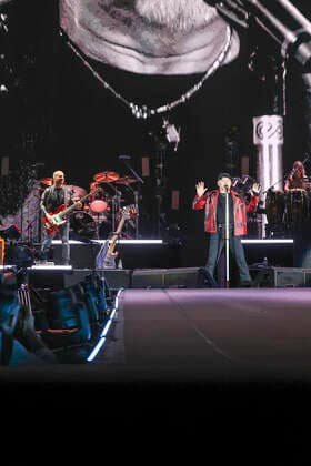 June 7, 2022, Napoli, Campania, ITALIA: 0706 2022 Naples, at the Diego Armando Maradona stadium there was the concert of the rock singer Vasco Rossi, more than 50,000 spectators saw the concert.In the photo: Vasco Rossi Napoli ITALIA - ZUMAs236 20220607_zap_s236_034 Copyright: xFabioxSassox