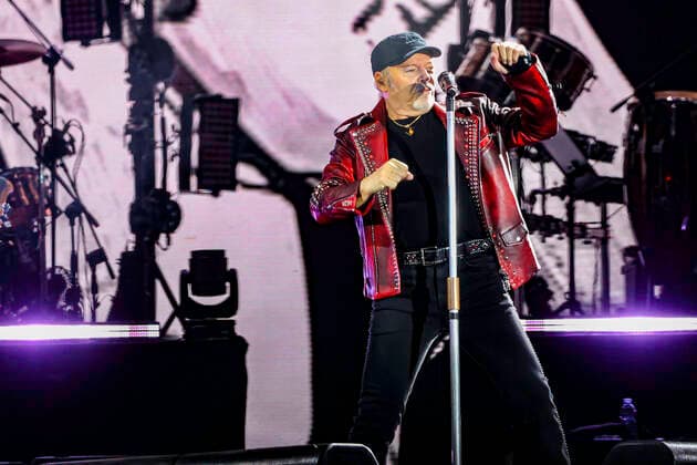 June 7, 2022, Napoli, Campania, ITALIA: 0706 2022 Naples, at the Diego Armando Maradona stadium there was the concert of the rock singer Vasco Rossi, more than 50,000 spectators saw the concert.In the photo: Vasco Rossi Napoli ITALIA - ZUMAs236 20220607_zap_s236_040 Copyright: xFabioxSassox
