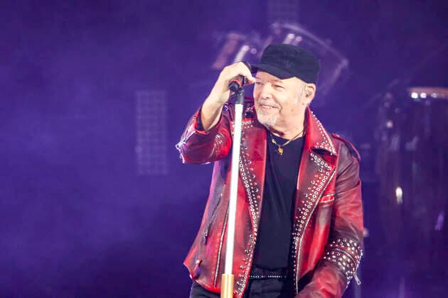 June 7, 2022, Napoli, Campania, ITALIA: 0706 2022 Naples, at the Diego Armando Maradona stadium there was the concert of the rock singer Vasco Rossi, more than 50,000 spectators saw the concert.In the photo: Vasco Rossi Napoli ITALIA - ZUMAs236 20220607_zap_s236_045 Copyright: xFabioxSassox