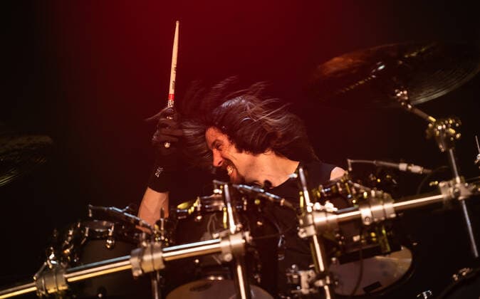 Megadeth live in Copenhagen, Denmark Copenhagen, Denmark. 07th, June 2022. The American metal band Megadeth performs a live concert at VEGA in Copenhagen. Here drummer Dirk Verbeuren is seen live on stage. (Gonzales Photo - Nikolaj Bransholm). Copenhagen Denmark  Copyright: xGonzalesxPhoto NikolajxBransholmx