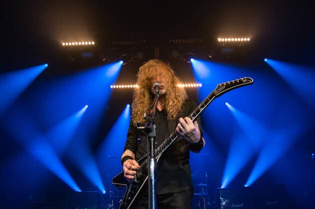 Megadeth live in Copenhagen, Denmark Copenhagen, Denmark. 07th, June 2022. The American metal band Megadeth performs a live concert at VEGA in Copenhagen. Here guitarist and vocalist Dave Mustaine is seen live on stage. (Gonzales Photo - Nikolaj Bransholm). Copenhagen Denmark  Copyright: xGonzalesxPhoto NikolajxBransholmx