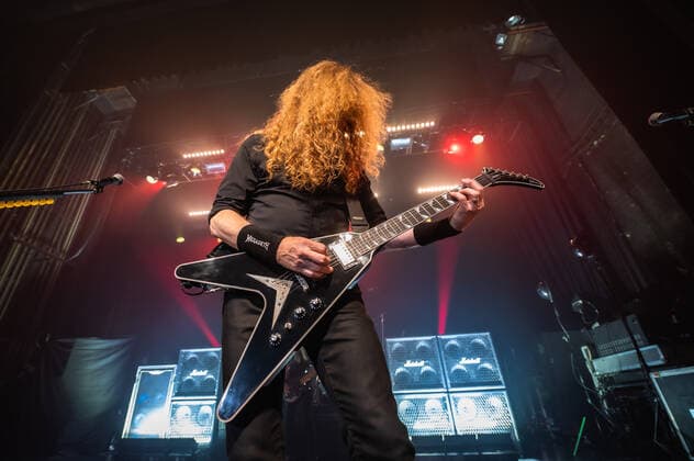 Megadeth live in Copenhagen, Denmark Copenhagen, Denmark. 07th, June 2022. The American metal band Megadeth performs a live concert at VEGA in Copenhagen. Here guitarist and vocalist Dave Mustaine is seen live on stage. (Gonzales Photo - Nikolaj Bransholm). Copenhagen Denmark  Copyright: xGonzalesxPhoto NikolajxBransholmx