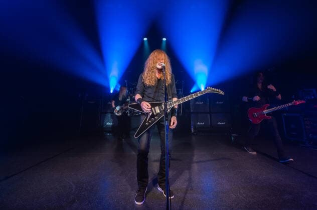 Megadeth live in Copenhagen, Denmark Copenhagen, Denmark. 07th, June 2022. The American metal band Megadeth performs a live concert at VEGA in Copenhagen. Here guitarist and vocalist Dave Mustaine is seen live on stage. (Gonzales Photo - Nikolaj Bransholm). Copenhagen Denmark  Copyright: xGonzalesxPhoto NikolajxBransholmx