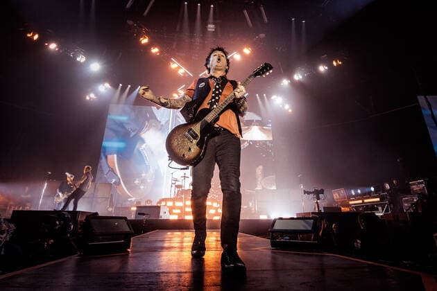 Green Day live in Copenhagen, Denmark Copenhagen, Denmark. 07th, June 2022. The American rock band Green Day performs a live concert at Forum at Frederiksberg, Copenhagen. Here lead singer and musician Billie Joe Armstrong is seen live on stage. Copenhagen Denmark  Copyright: xGonzalesxPhoto ThomasxRungstromx