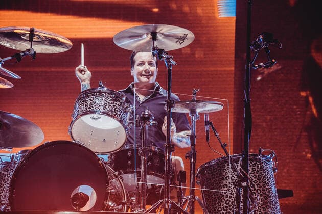 Green Day live in Copenhagen, Denmark Copenhagen, Denmark. 07th, June 2022. The American rock band Green Day performs a live concert at Forum at Frederiksberg, Copenhagen. Here drummer Tre Cool is seen live on stage. Copenhagen Denmark  Copyright: xGonzalesxPhoto ThomasxRungstromx
