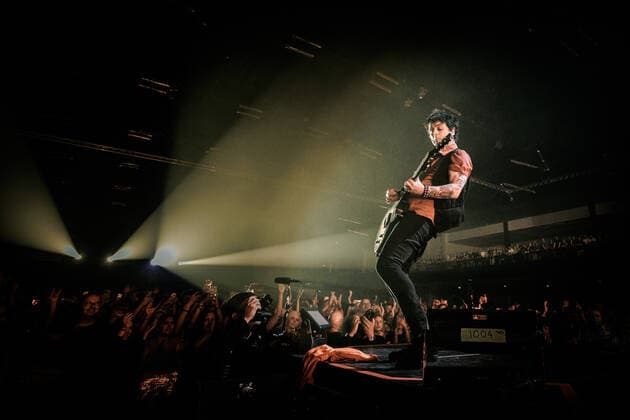 Green Day live in Copenhagen, Denmark Copenhagen, Denmark. 07th, June 2022. The American rock band Green Day performs a live concert at Forum at Frederiksberg, Copenhagen. Here lead singer and musician Billie Joe Armstrong is seen live on stage. Copenhagen Denmark  Copyright: xGonzalesxPhoto ThomasxRungstromx