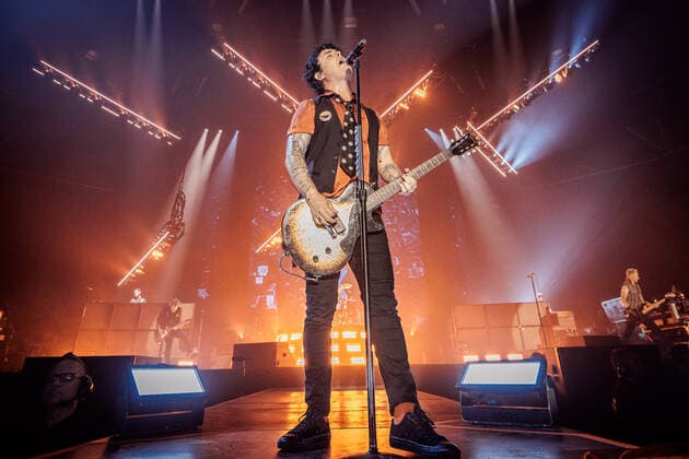 Green Day live in Copenhagen, Denmark Copenhagen, Denmark. 07th, June 2022. The American rock band Green Day performs a live concert at Forum at Frederiksberg, Copenhagen. Here lead singer and musician Billie Joe Armstrong is seen live on stage. Copenhagen Denmark  Copyright: xGonzalesxPhoto ThomasxRungstromx