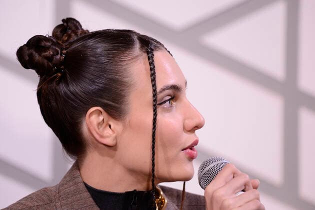 June 8, 2022, Mexico City, Mexico City, Mexico: June 8, 2022, Mexico City, Mexico: Actress Macarena Achaga attends a film press conference to promote Father of the Bride at St. Regis Hotel. On Jun 8, 2022 in Mexico City, Mexico. Mexico City Mexico - ZUMAe321 20220608_zia_e321_041 Copyright: xCarlosxTischlerx xEyepixxGroupx