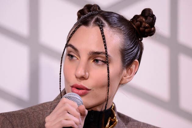June 8, 2022, Mexico City, Mexico City, Mexico: June 8, 2022, Mexico City, Mexico: Actress Macarena Achaga attends a film press conference to promote Father of the Bride at St. Regis Hotel. On Jun 8, 2022 in Mexico City, Mexico. Mexico City Mexico - ZUMAe321 20220608_zia_e321_057 Copyright: xCarlosxTischlerx xEyepixxGroupx