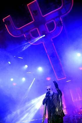 Rob Halford of the British heavy metal band Judas Priest performs during the band s 50 Heavy Metal Years tour concert in Helsinki, Finland, on June 8, 2022. Helsinki Finland  Copyright: xMarkkuxUlanderx LKFTJK20220608210500SEMO