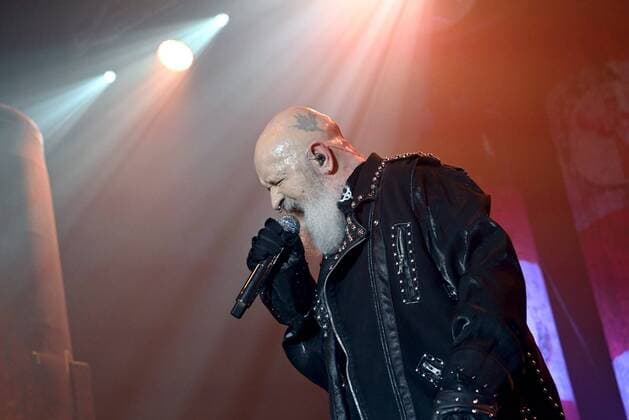 Entertainment Themen der Woche KW23 Entertainment Bilder des Tages Rob Halford of the British heavy metal band Judas Priest performs during the band s 50 Heavy Metal Years tour concert in Helsinki, Finland, on June 8, 2022. Helsinki Finland  Copyright: xMarkkuxUlanderx LKFTJK20220608211332WPTV