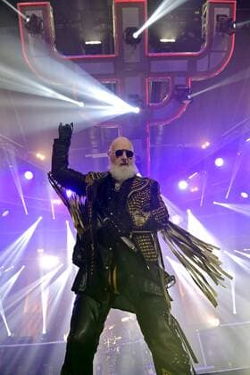 Rob Halford of the British heavy metal band Judas Priest performs during the band s 50 Heavy Metal Years tour concert in Helsinki, Finland, on June 8, 2022. Helsinki Finland  Copyright: xMarkkuxUlanderx LKFTJK20220608212221QLNT